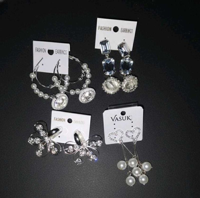 4 pairs of Earring Bundle