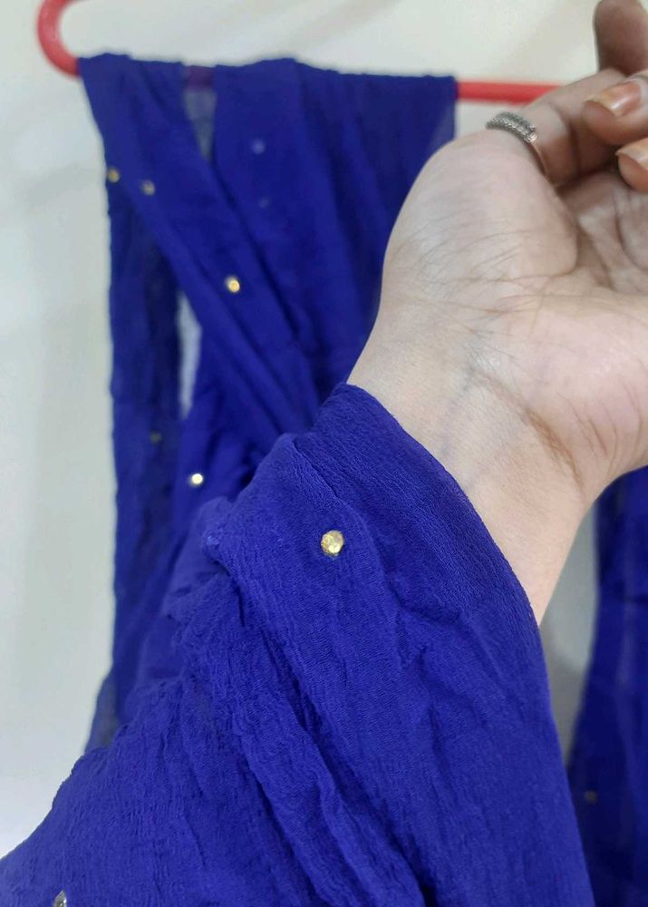 Blue Georgette Dupatta✨️