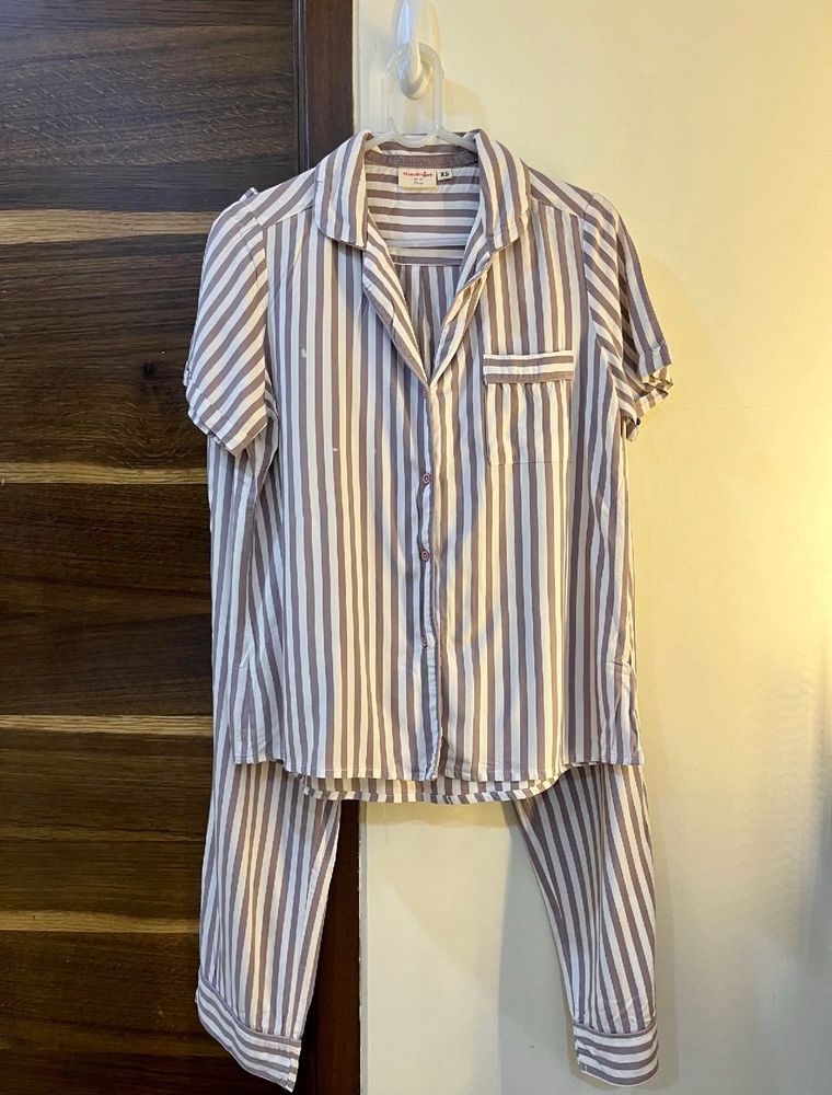 Striped Pajama Set
