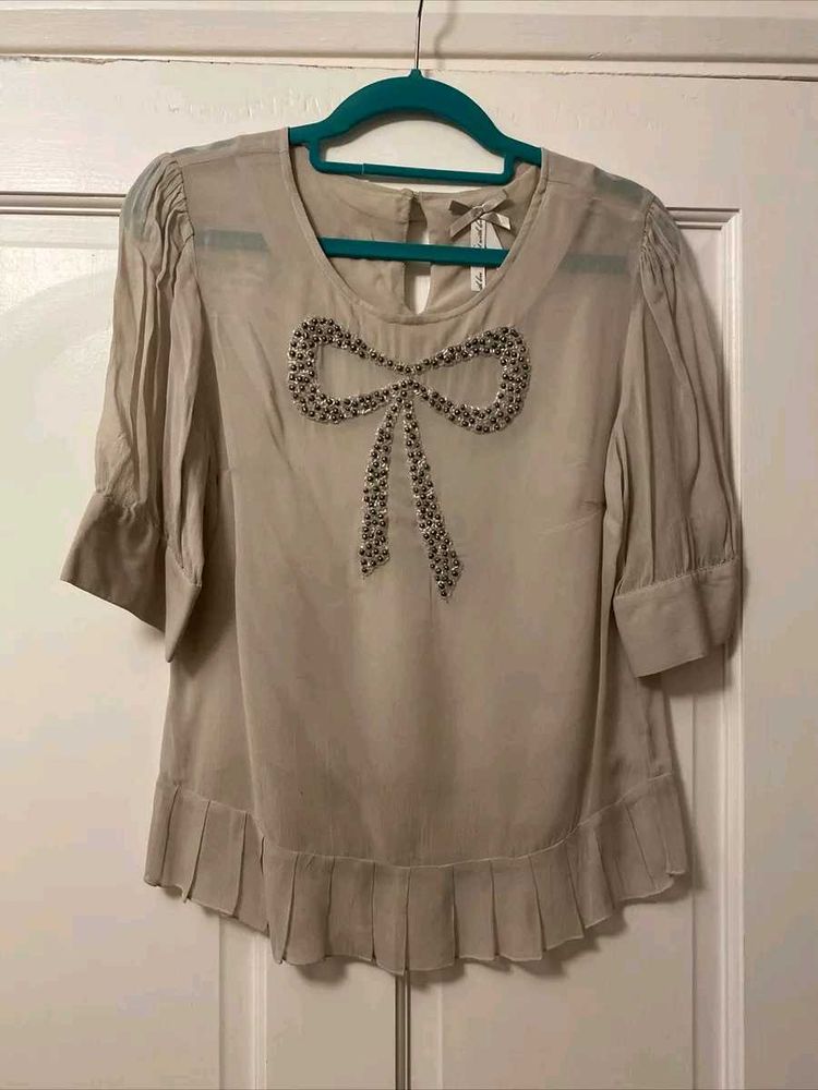 Sexy Sheer Pinteresty Coquette Aesthetic Bow Top