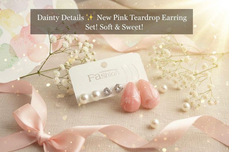 Teardrop Earring Set