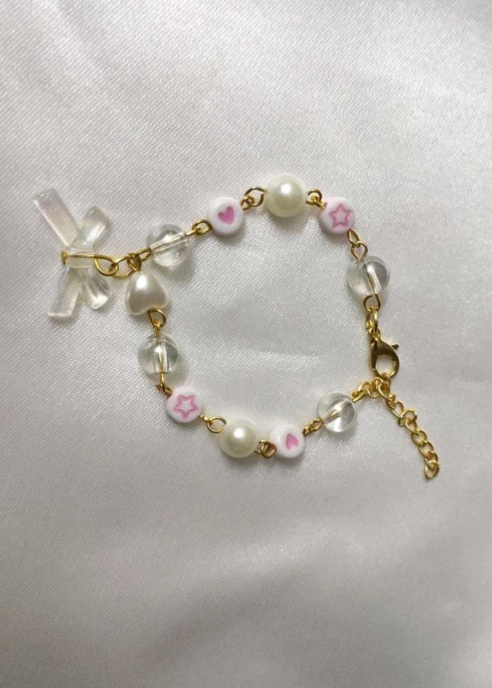 Cute Beaded Charm Bracelet