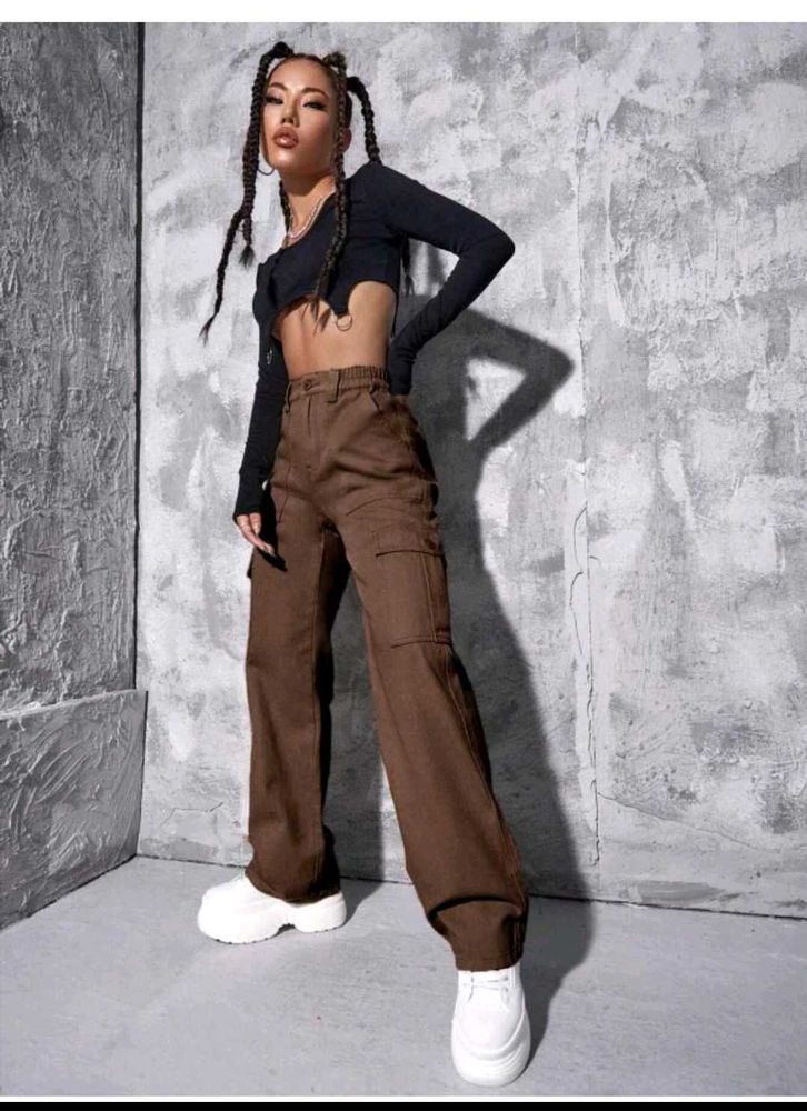 Brown Cargo Pants