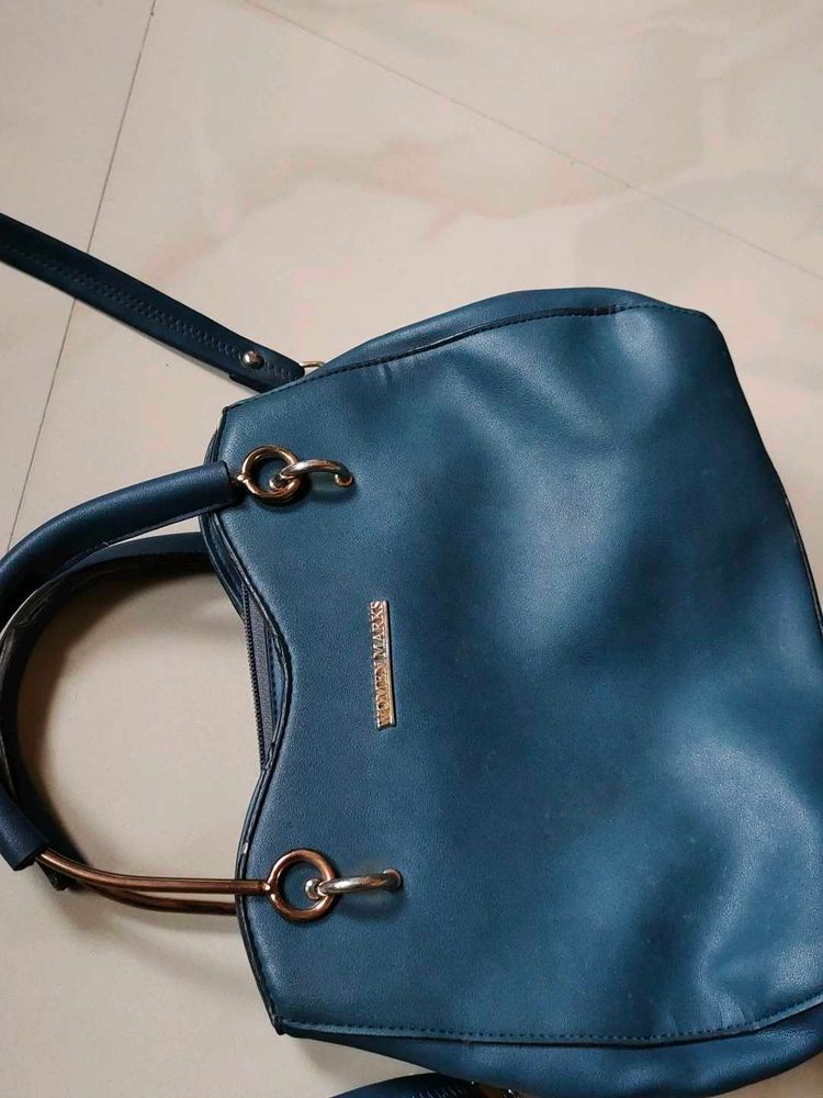Blue Handbag &amp; Shoulder Bag