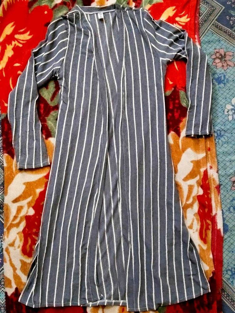 Striped Duster Cardigan