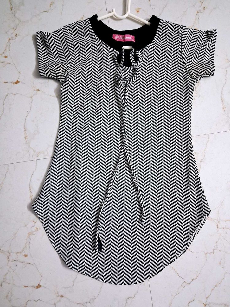 Short Top White And Black