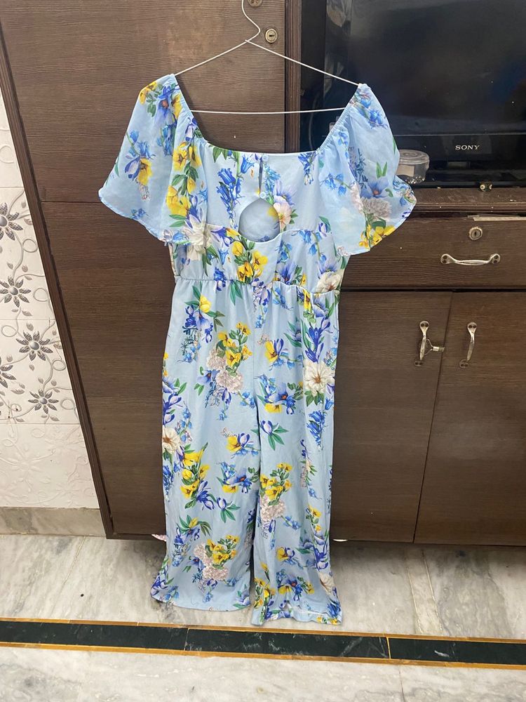 Floral Print Jumpsuit