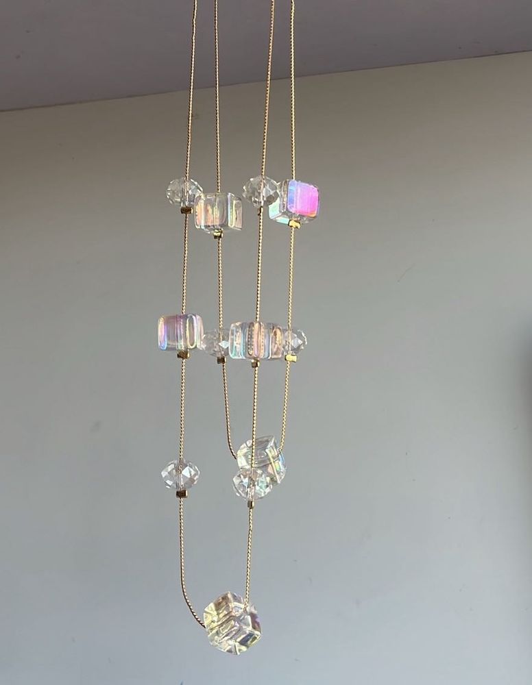 Crystal Cube Necklace
