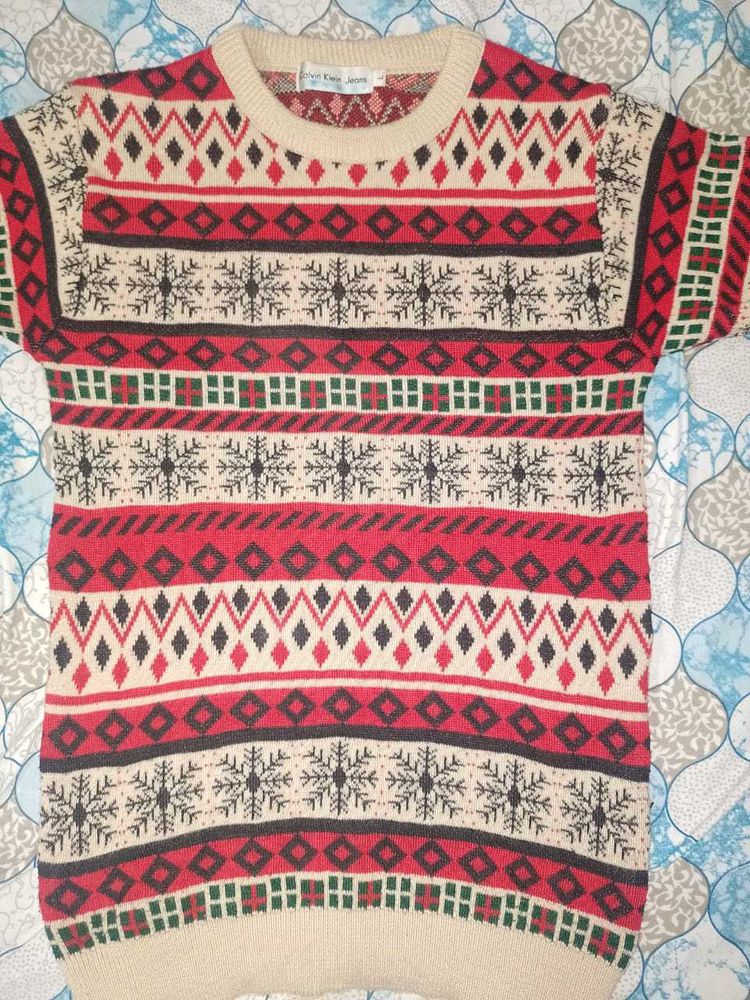 Woolen Calvin Klein Sweater Full Sleeves