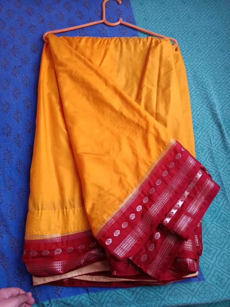 Elegant Yellow Saree