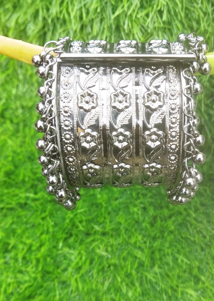 Oxidised Ghungroo Bangle