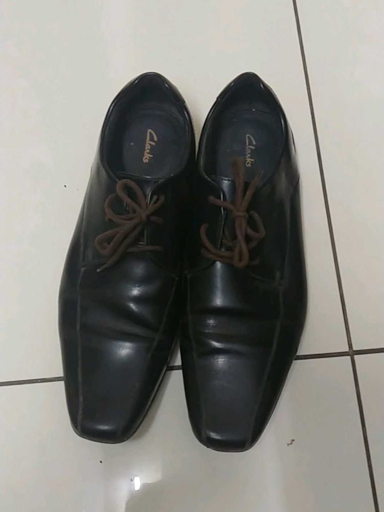 Clarks Black Formal Shoes