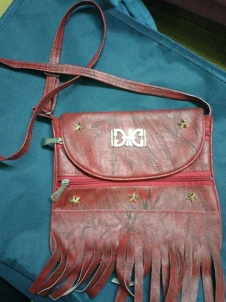 Maroon Sling Bag