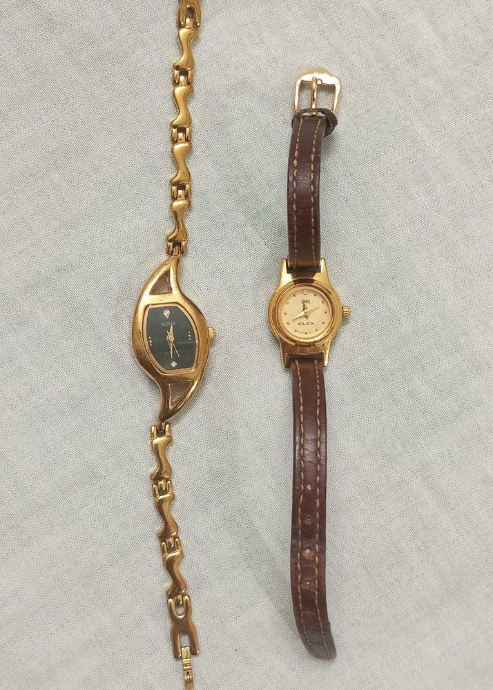 Pack Of 2 Watches (Women / Girls)
