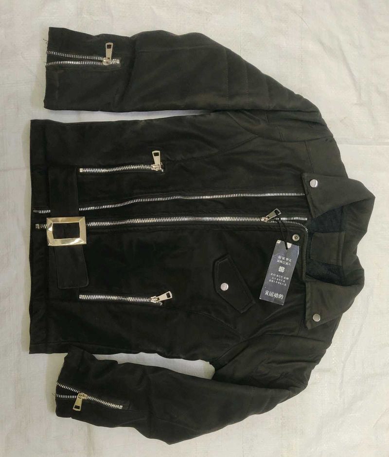 Stylish Black Biker Jacket