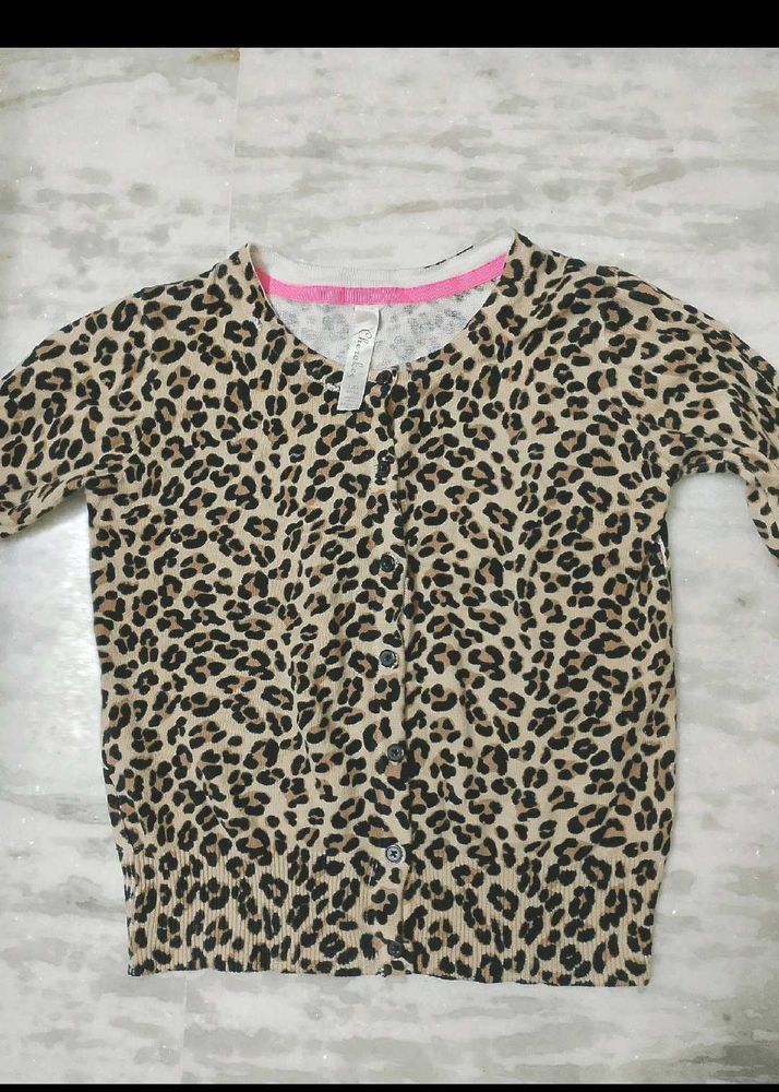 Animal Print Sweater