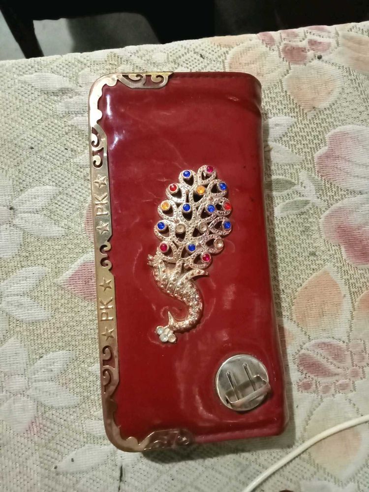 Vintage Peacock Clutch
