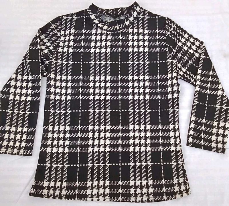 Zebra Print Full Sleeve Top