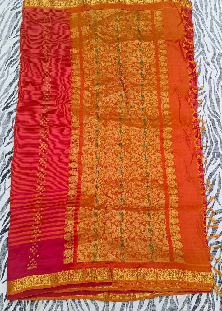 pure Kanchi pattu saree