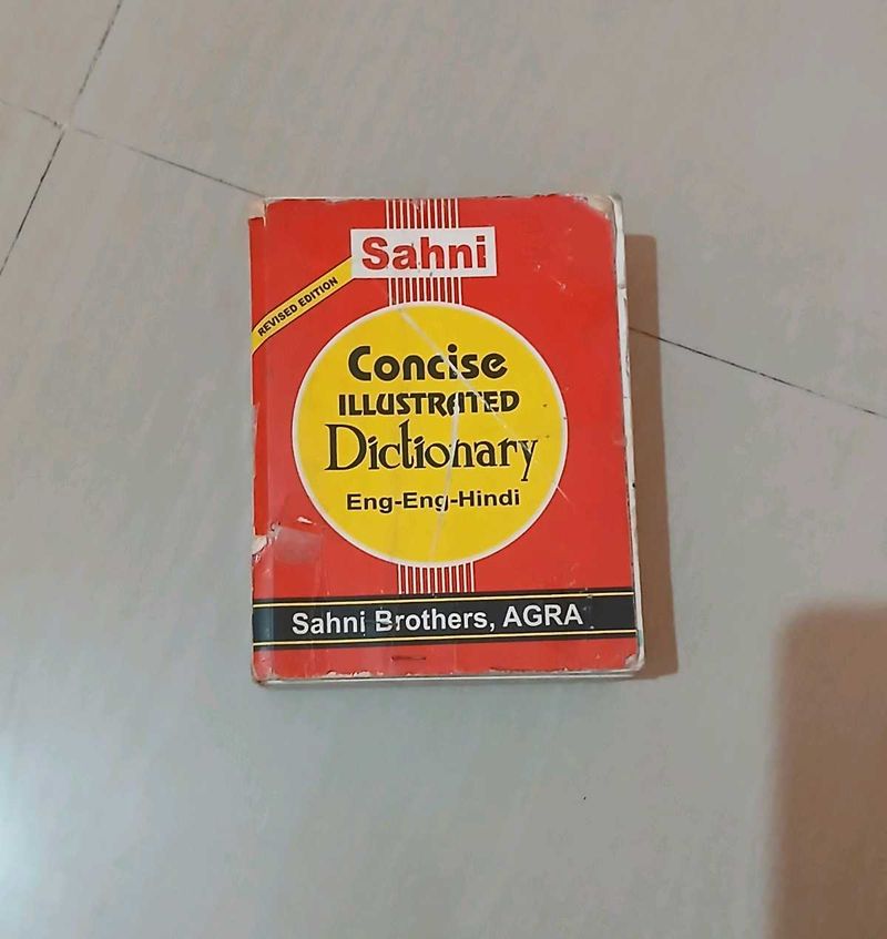 Sahni Concise Illustrated Dictionary (Eng–Eng–Hind