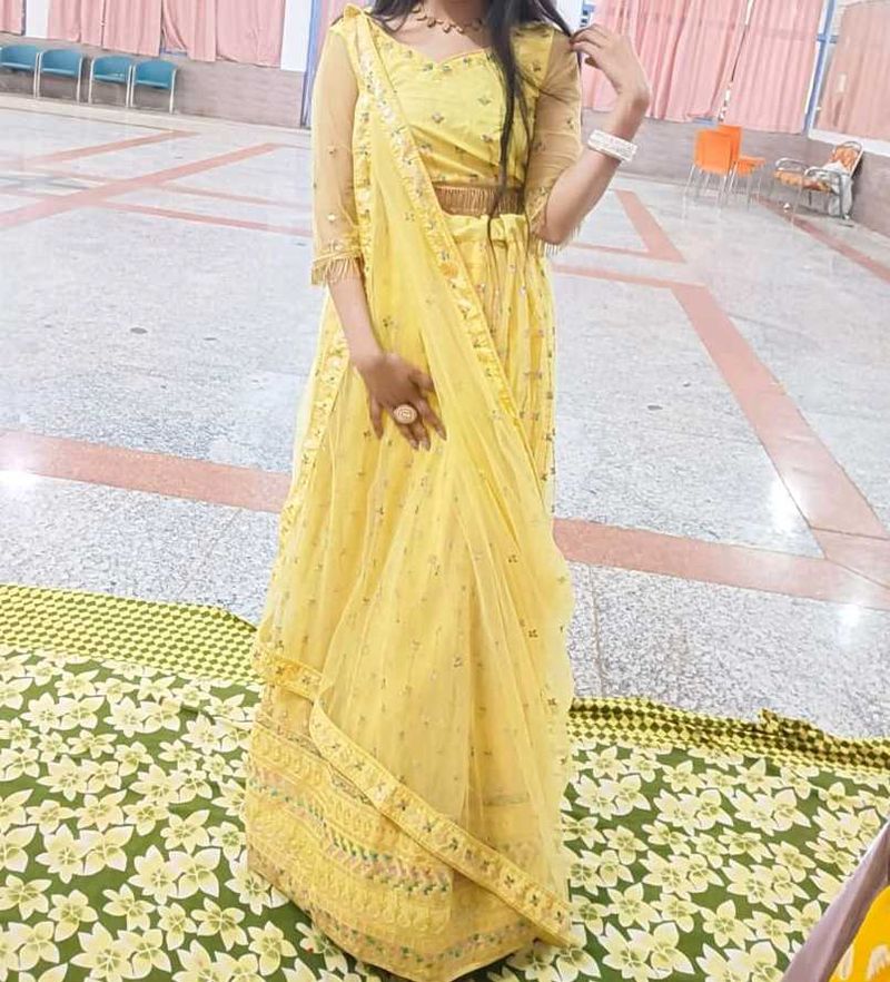 I Want to Sell Because Have Two Yellow Lehenga