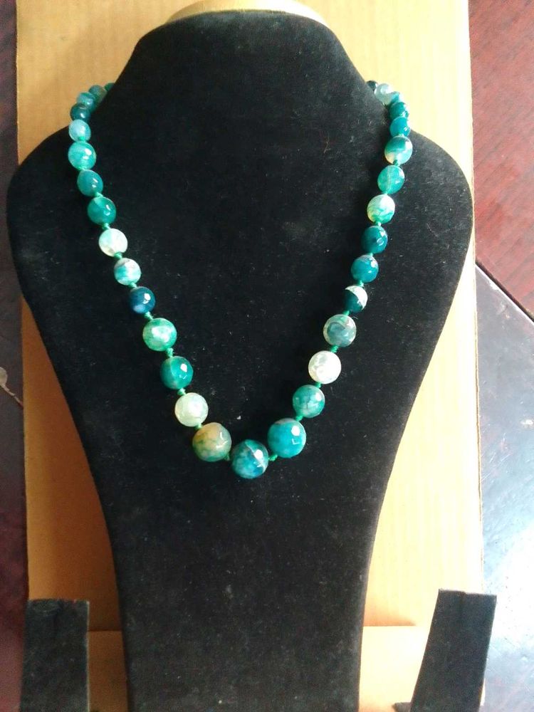 colourful beaded necklace