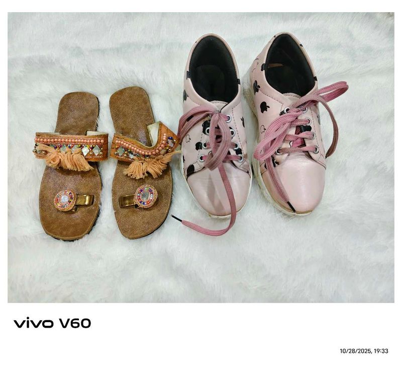 kid shoes and chappal