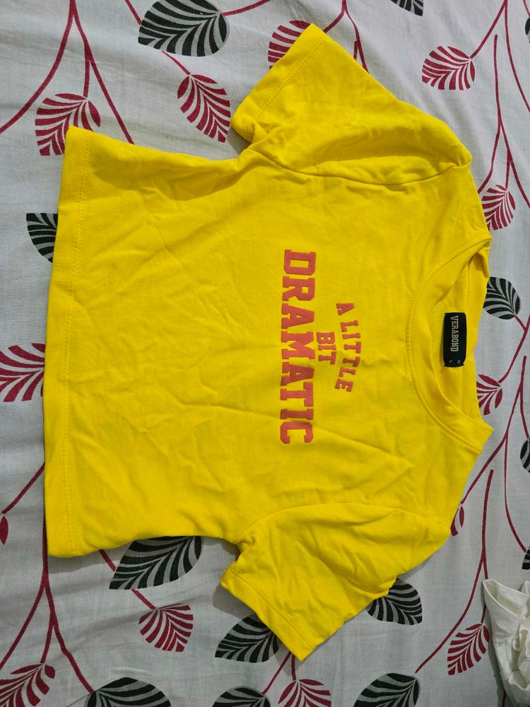 Yellow Graphic Tee