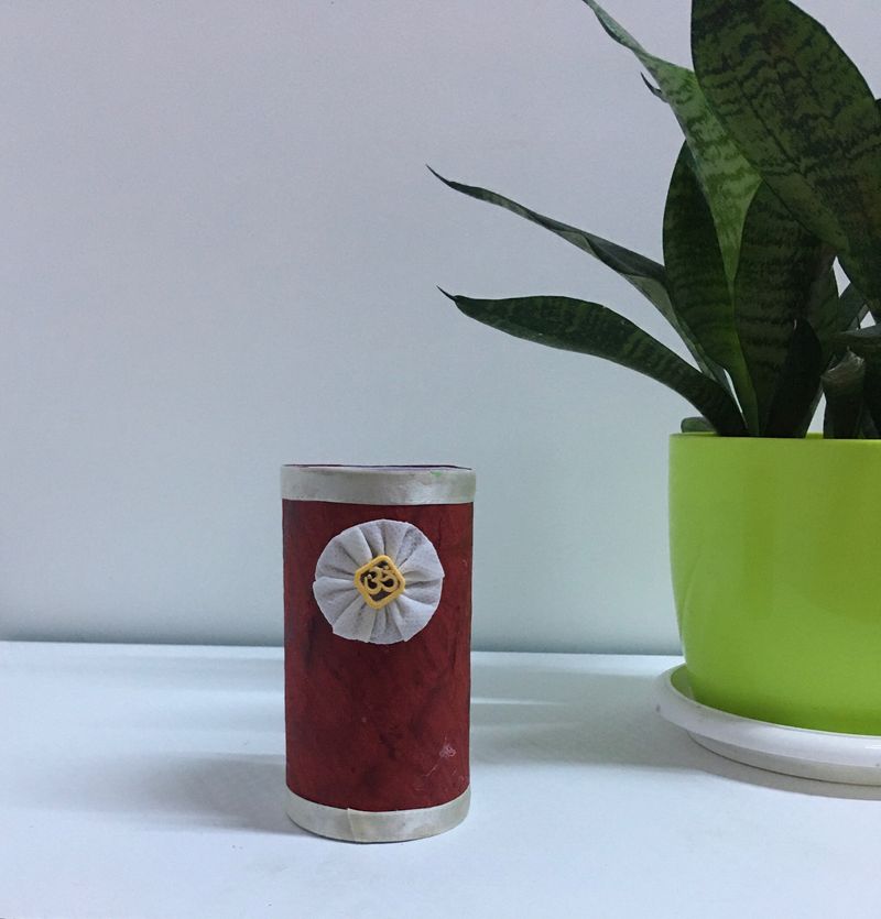 Maroonish-Red Desk Organiser