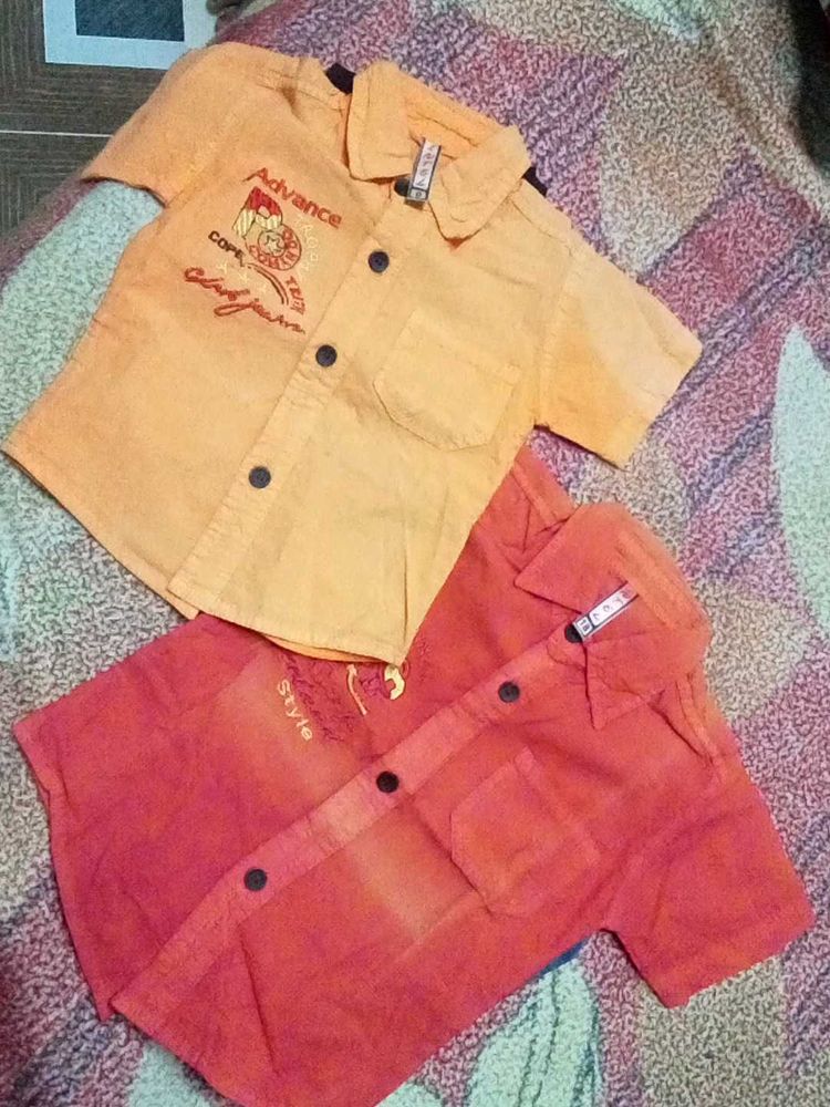Boys' Casual Shirt Set