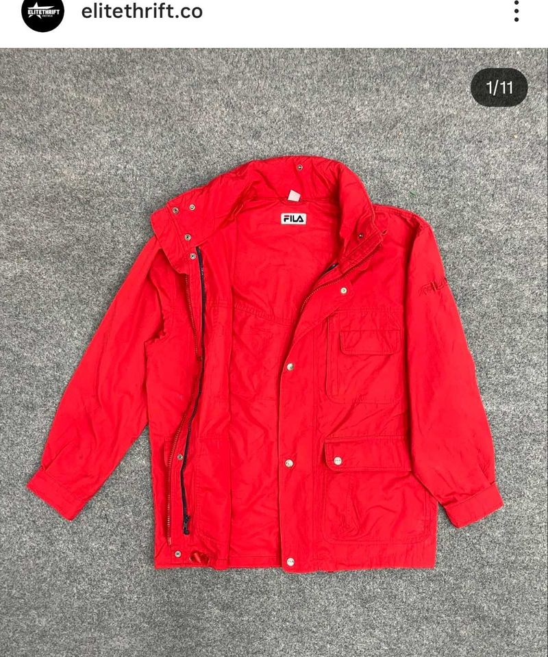 Red Fila Jacket