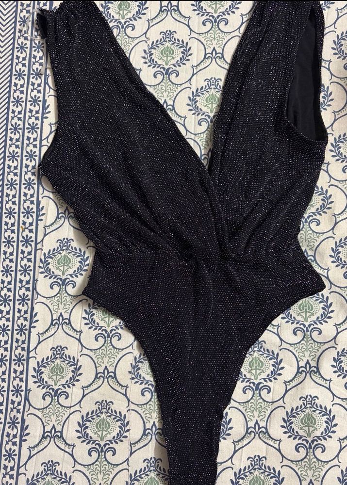 Sparkly Bodysuit &amp; bikini bottom