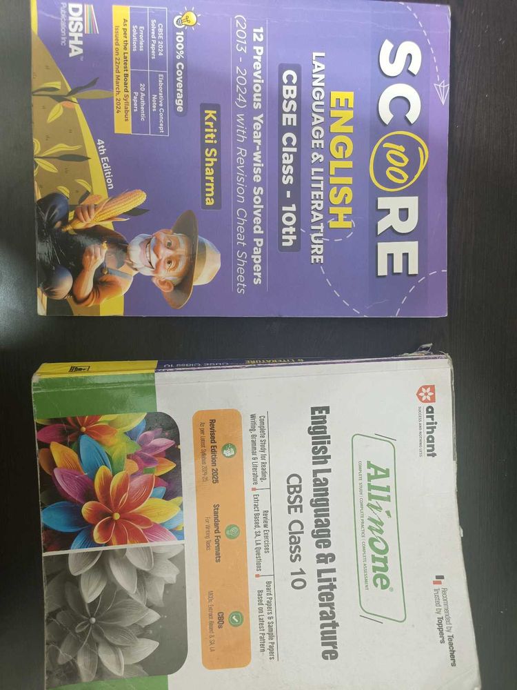 CLASS 10 ARIHANT ENGLISH ALL IN ONE, SCORE 100