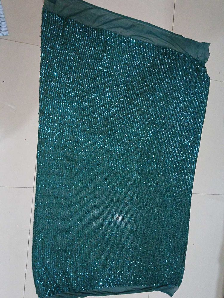 Emerald Green Sequin Fabric