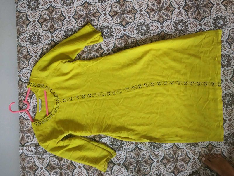 Lime Yellow Kurta