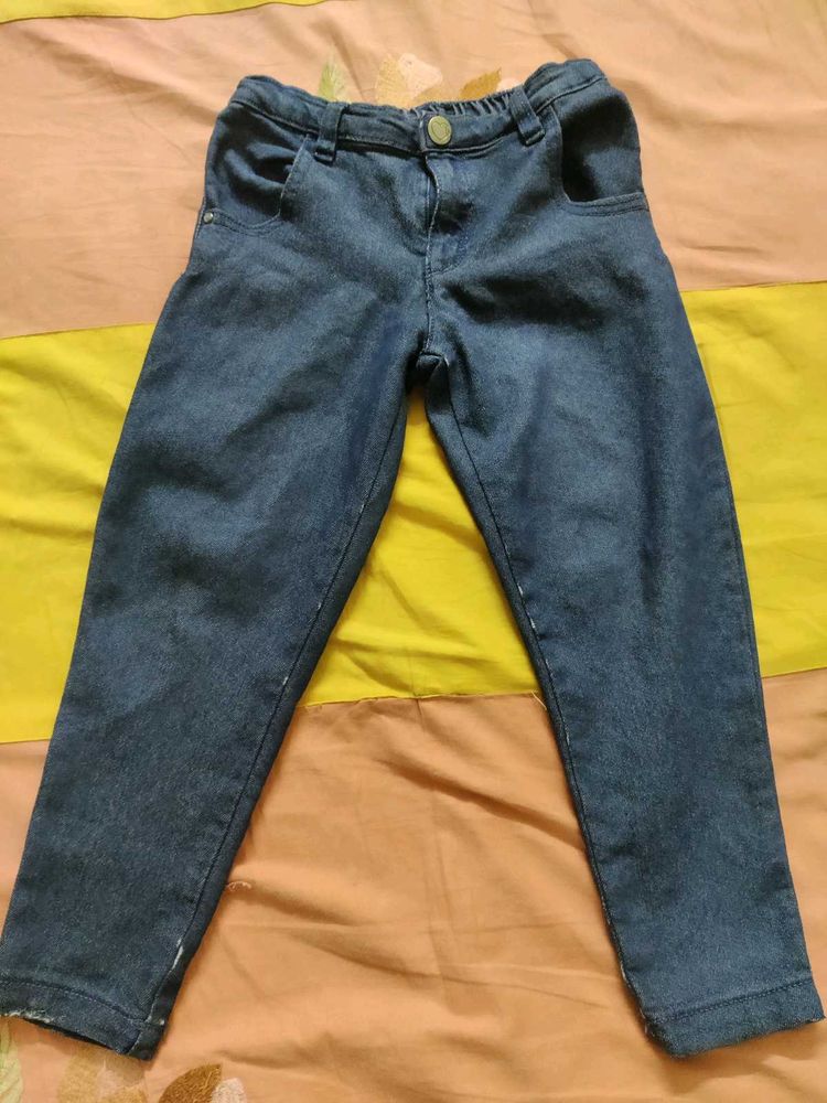 Unused Denim Pant For 4-5 Year Old (Unisex)