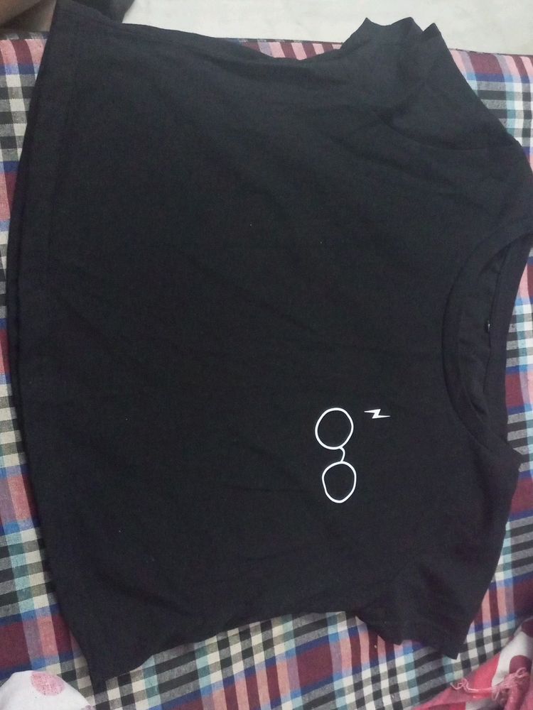Black Crop Top