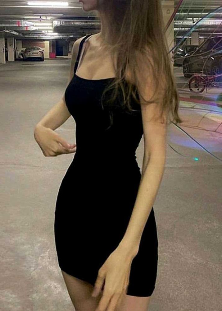 Bodycon Mini Black Dress