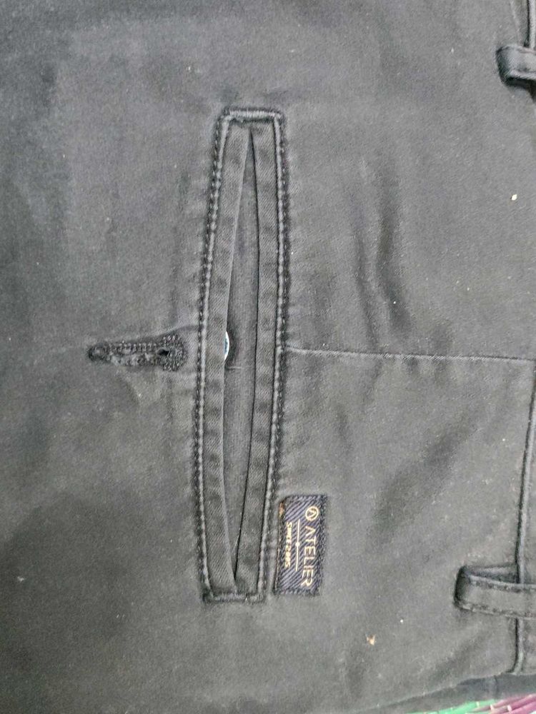 Atelier Black Casual Pants