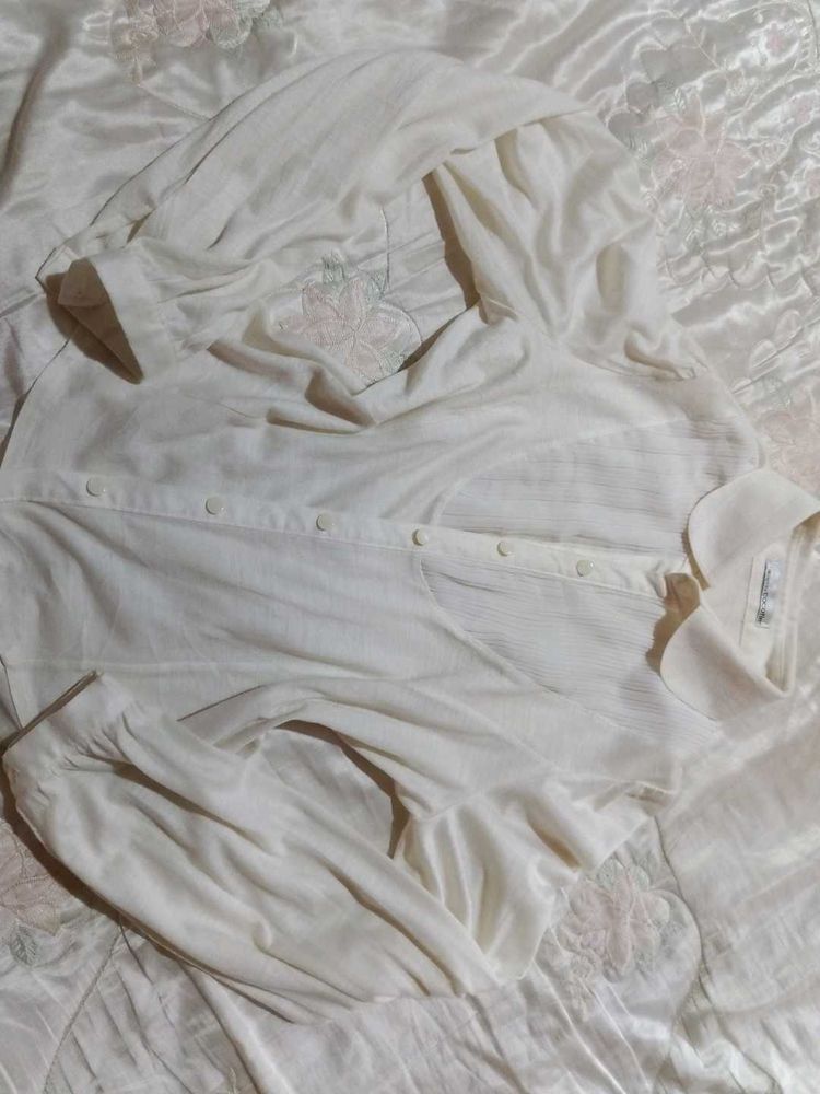 Vintage White Blouse