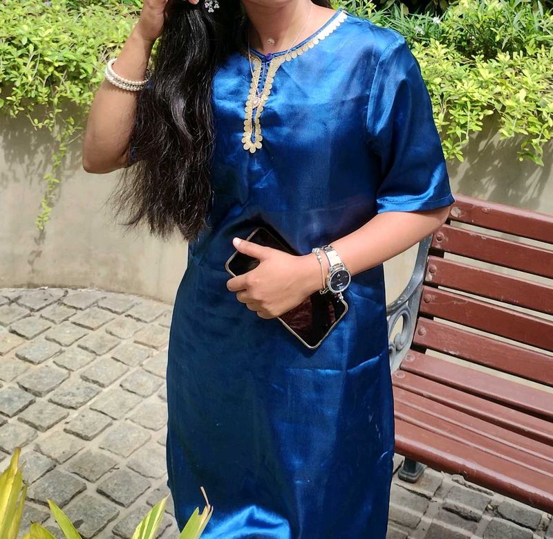 Elegant Blue Kurta