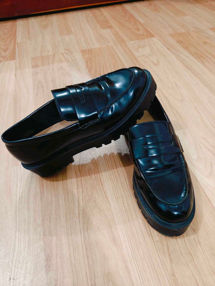 Classic Black Loafers