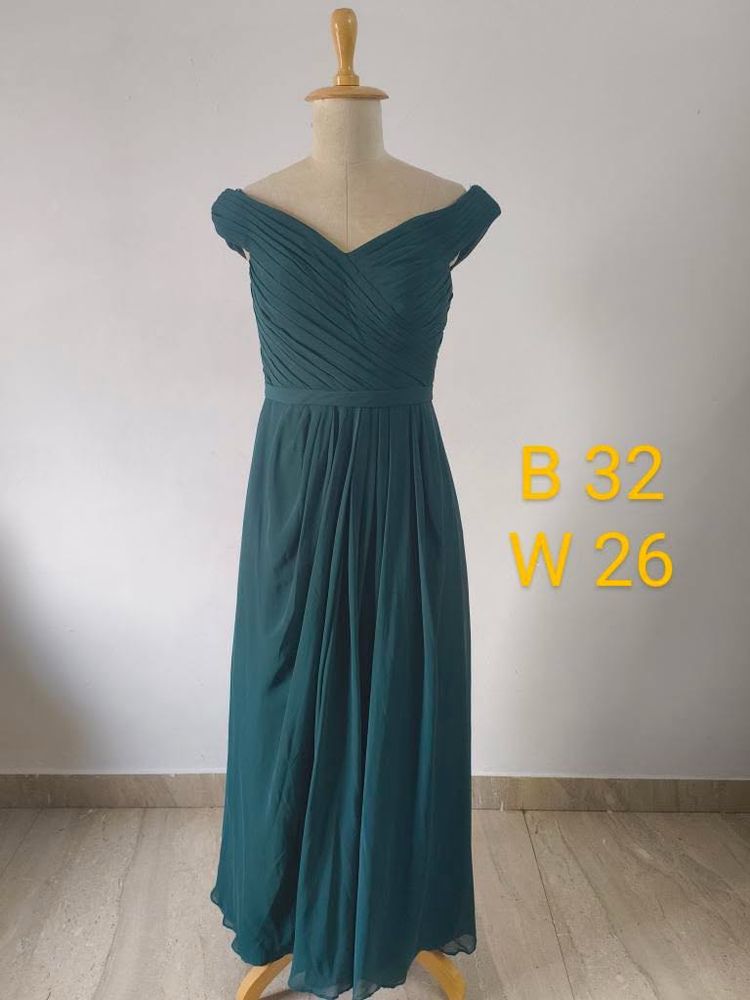 Elegant Green Maxi Dress