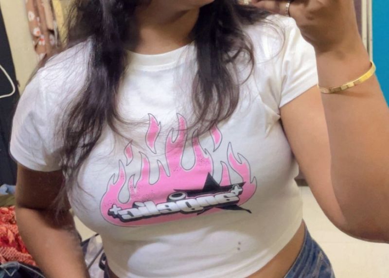 Trendy Graphic Print Tee