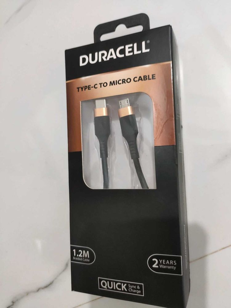 Duracell Type C To Micro USB able