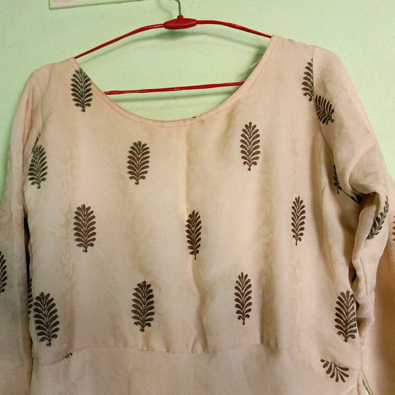 Of White Printed One Piece
