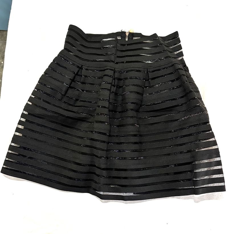 Striped Mini Skirt