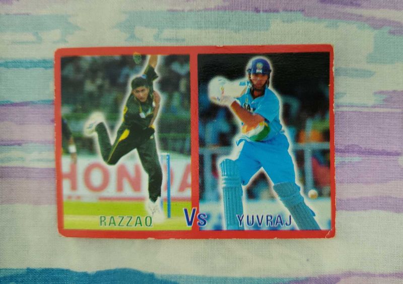 Mentos Cricket Trading Card