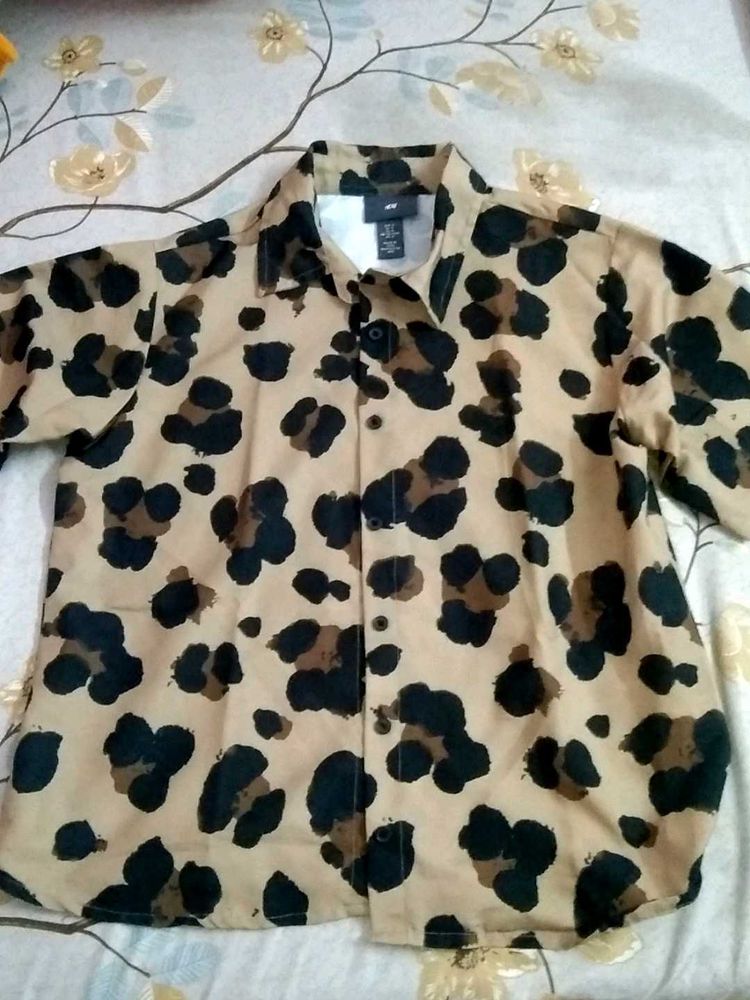 Animal Print H&amp;M Shirt
