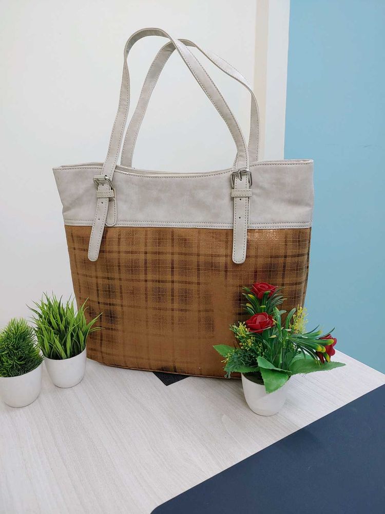 Glamazon Leather Women&#39;s Tote Bag(Tan).